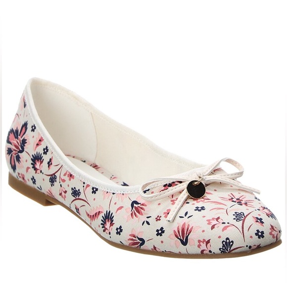 NWOB TED BAKER LONDON‎ Bayana Canvas Floral Print Flat Size 37.5